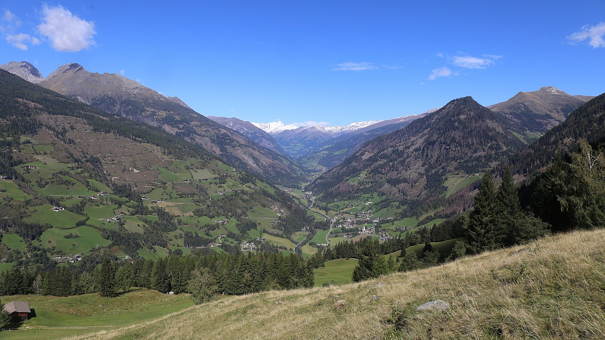 Mörtschach im Mölltal Lorenzalm Blick nach Norden Foto Webcam eu