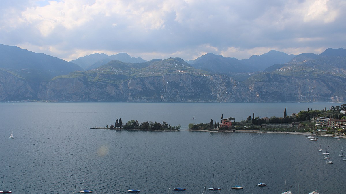 Malcesine Val Di Sogno Stickl Sportcamp Blick Nach Campione Foto