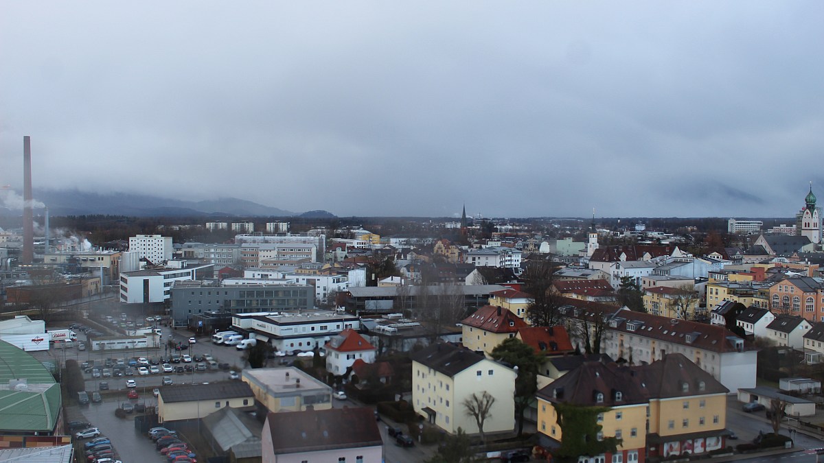 Rosenheim RoMed Klinikum Blick nach Süden Foto Webcam eu