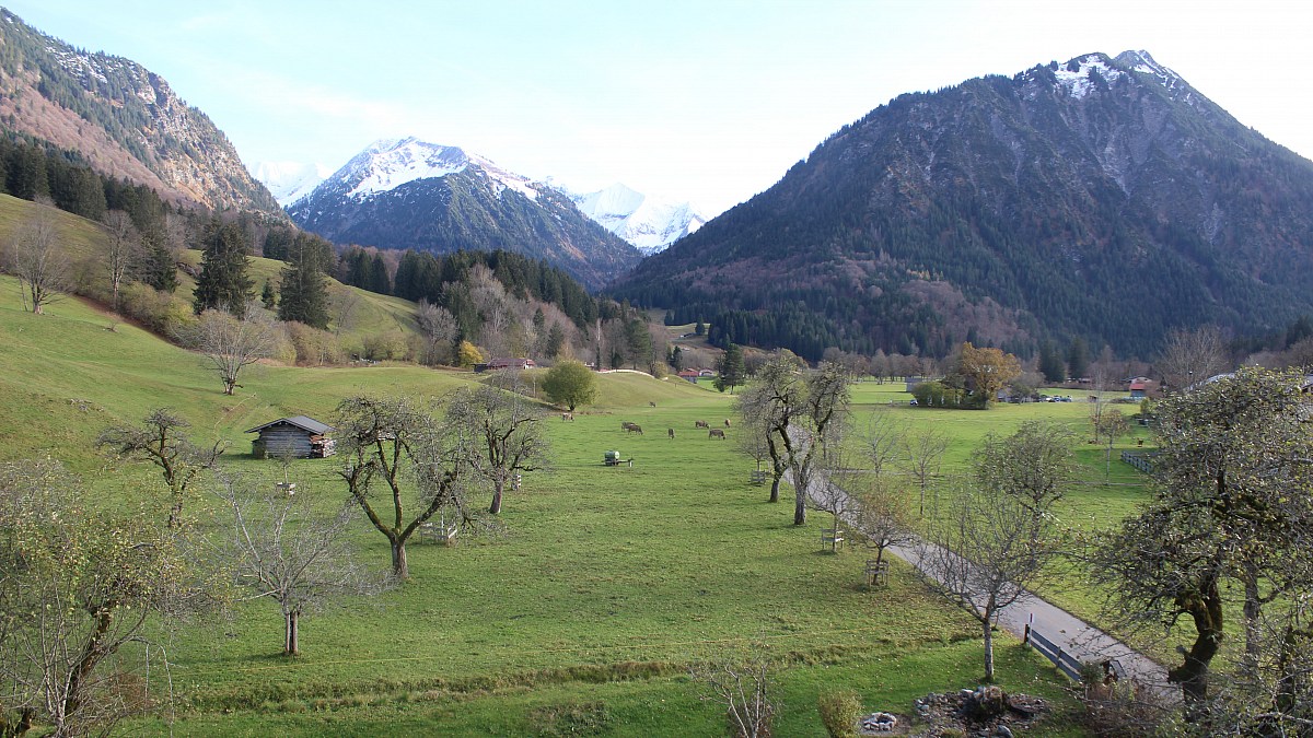 Oberstdorf Scheibenhaus Blick Nach S Den Foto Webcam Eu