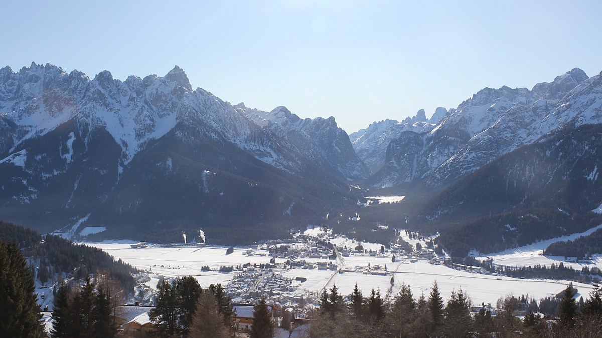 Alpenhotel Ratsberg Toblach Blick nach Süden Foto Webcam eu