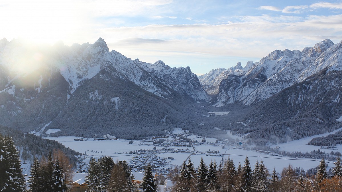 Alpenhotel Ratsberg Toblach Blick Nach S Den Foto Webcam Eu