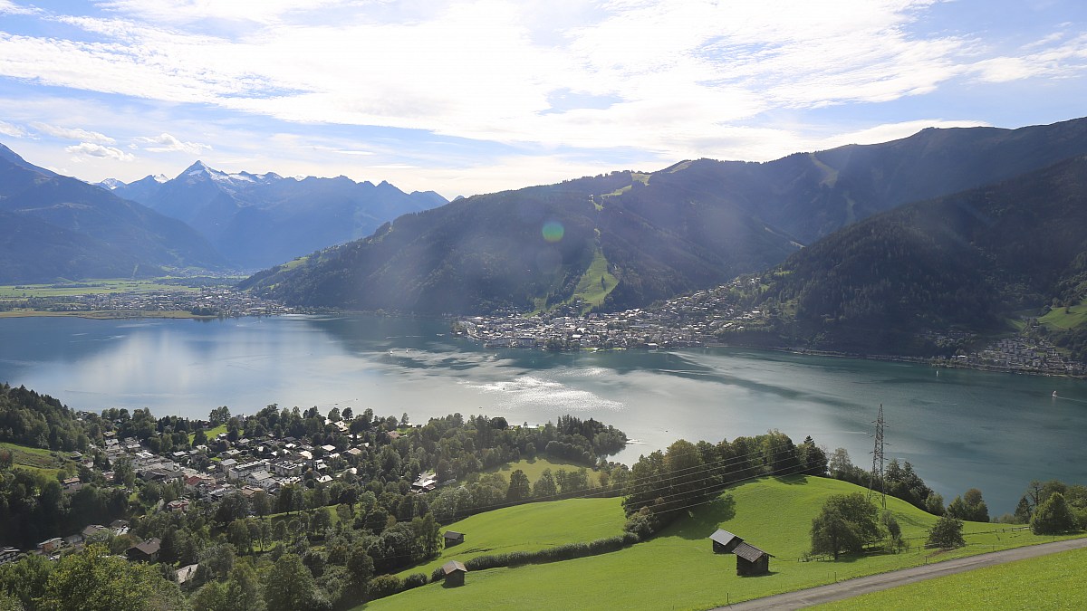 Zell Am See Kaprun Blick Zum Kitzsteinhorn Und Zur Schmittenh He