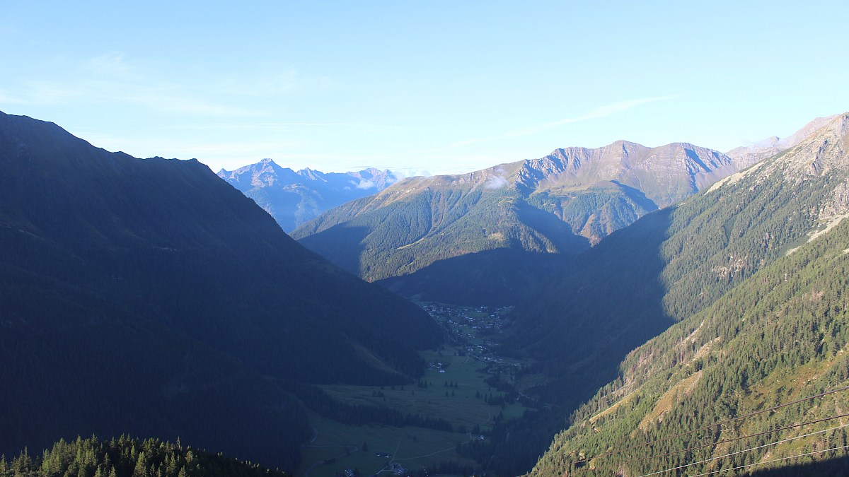 Ankogel Bergbahnen / Mittelstation - Blick nach Südwesten - Foto-Webcam.eu