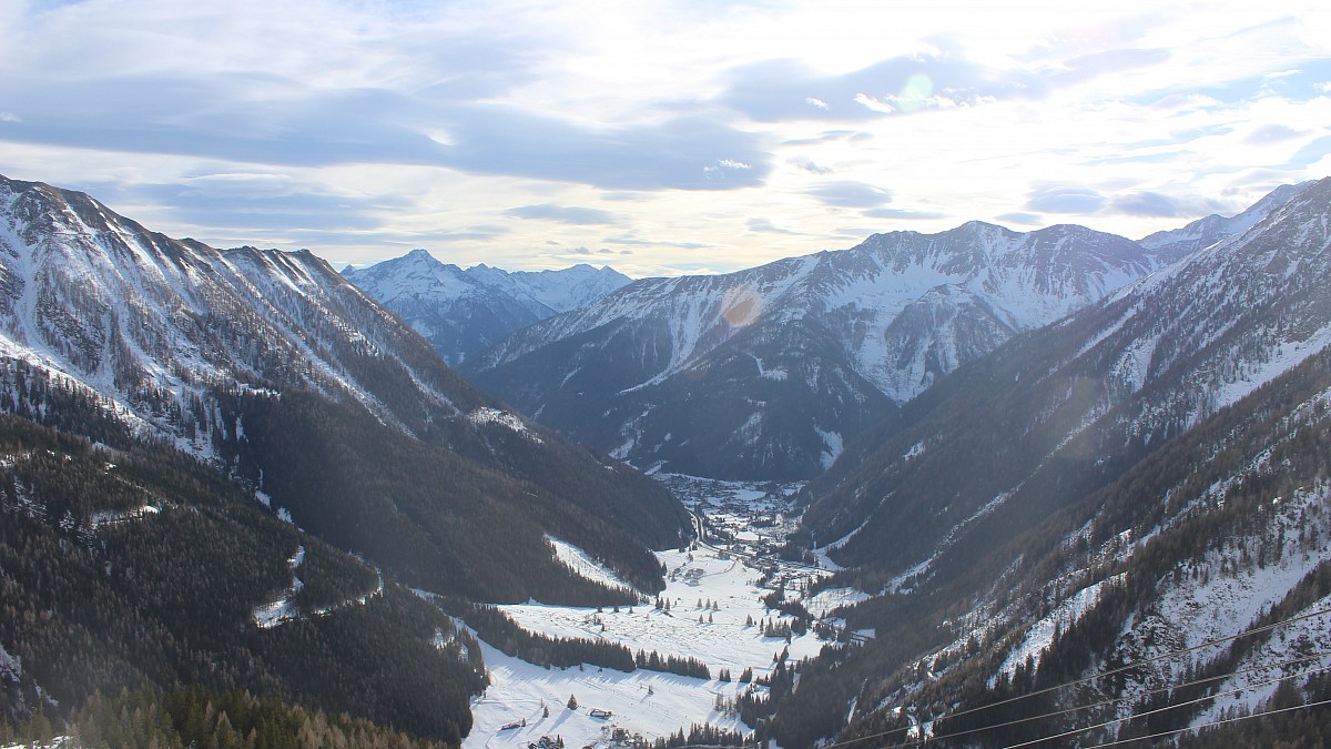 Ankogel Bergbahnen / Mittelstation - Blick nach Südwesten - Foto-Webcam.eu