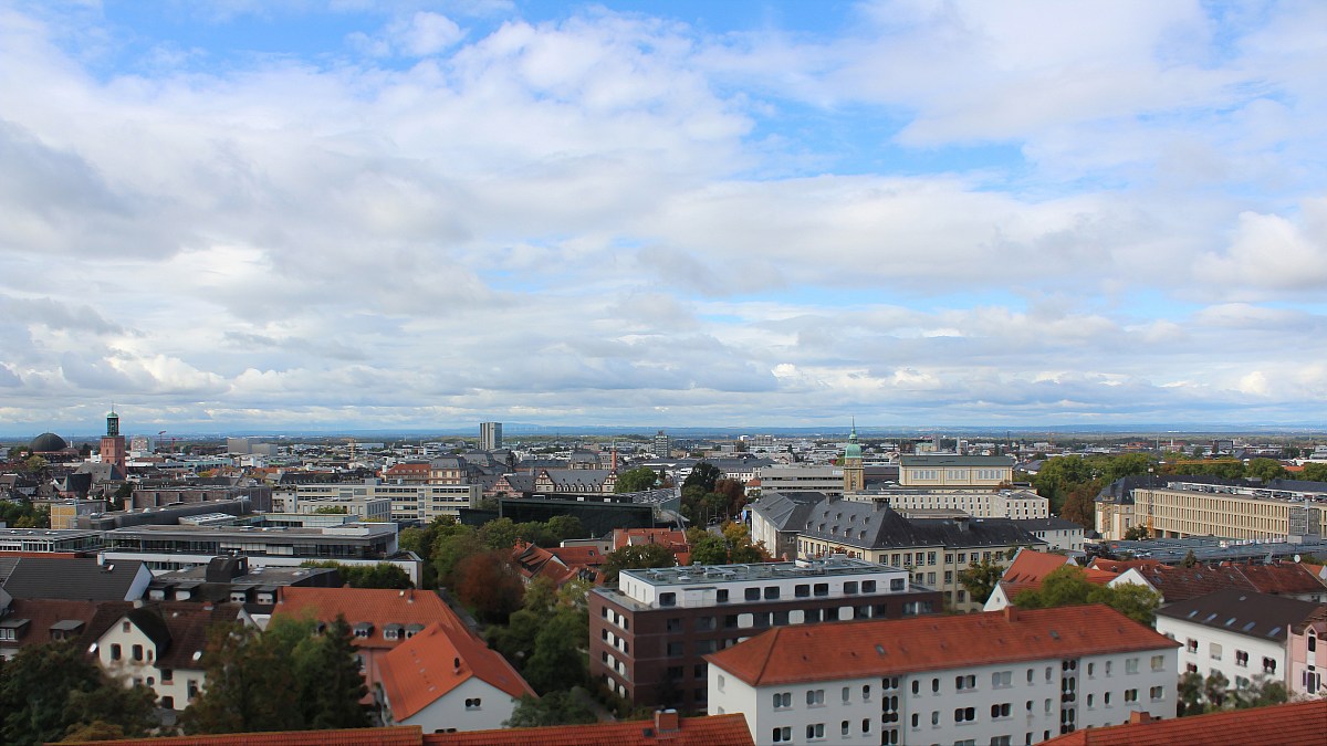 Darmstadt / Blick nach Westen - Foto-Webcam.eu