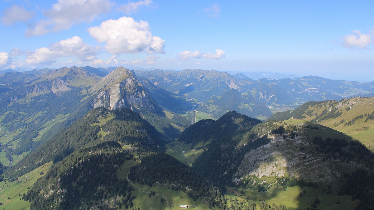 Schoppernau / Diedamskopf - Blick nach Westen - Foto-Webcam.eu