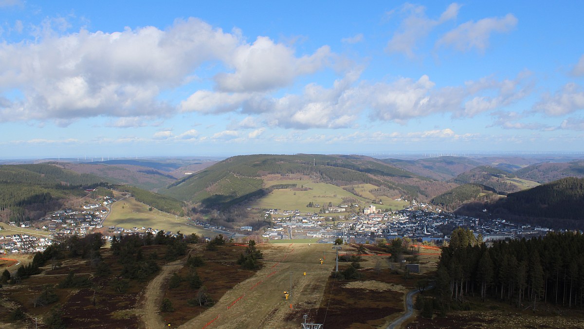 Hochheideturm - Ettelsberg/Sauerland – Blick über Willingen Richtung ...