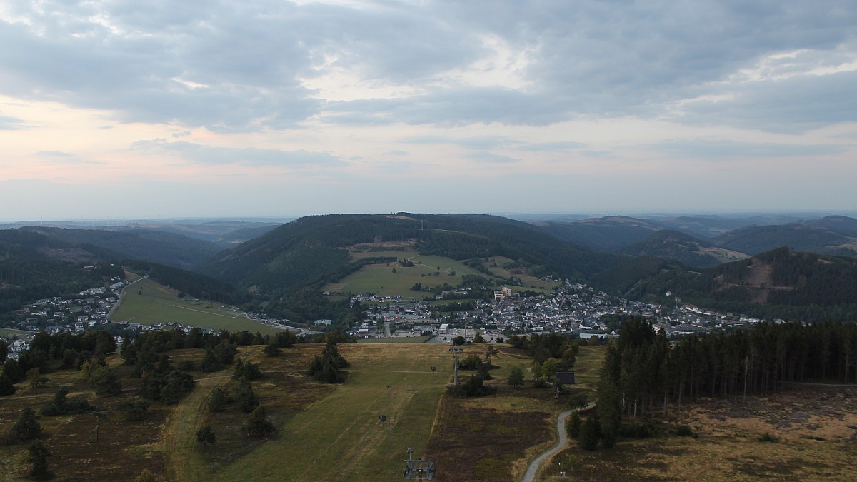 Hochheideturm Ettelsberg Sauerland Blick Ber Willingen Richtung