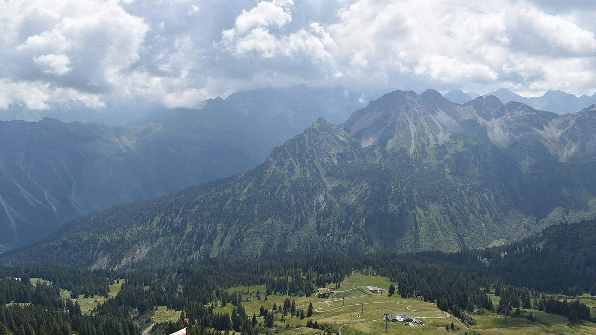 Fellhornbahn Gipfelstation - Oberstdorf - Blick nach Südosten - Foto ...