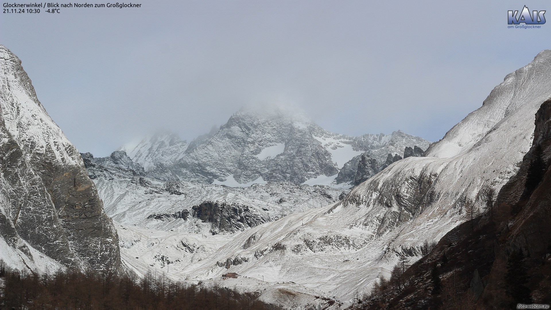 Webcam Standort Glocknerwinkel - Blick nach Norden zum Großglockner | © www.foto-webcam.eu