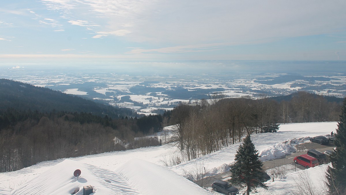 Grandsberg - Schwarzach / Bayerischer Wald - Blick Nach Süden Zur ...