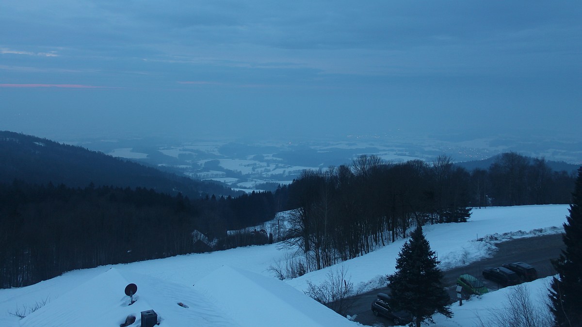 Grandsberg - Schwarzach / Bayerischer Wald - Blick Nach Süden Zur ...