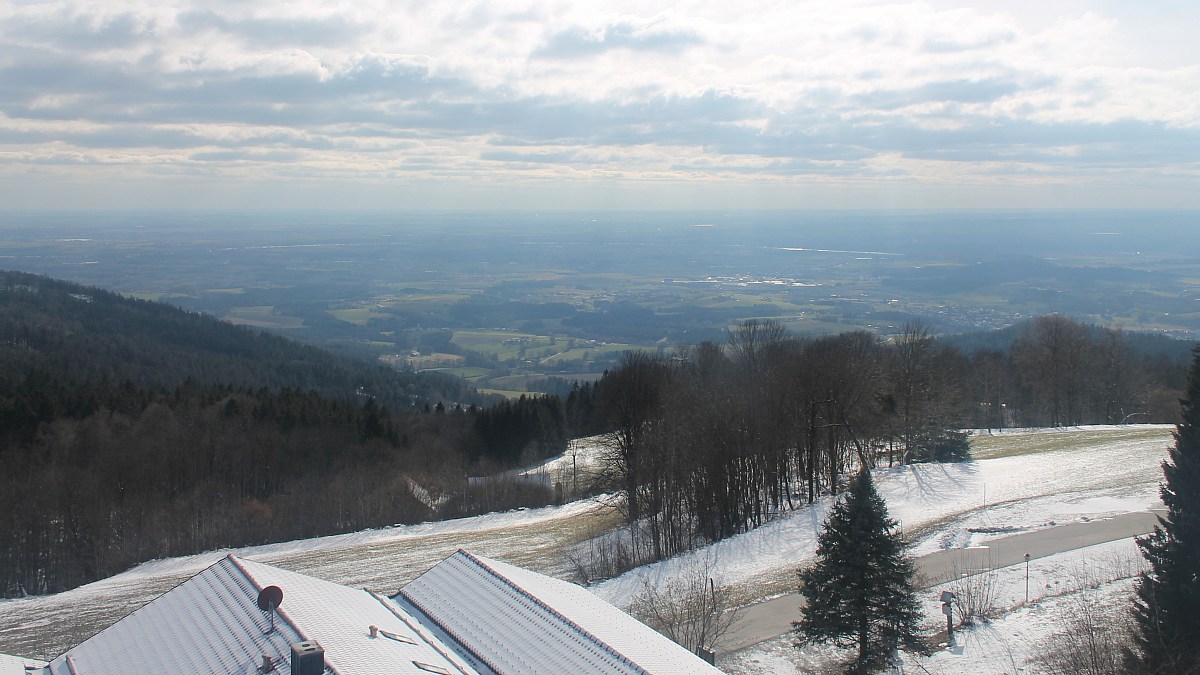 Grandsberg - Schwarzach / Bayerischer Wald - Blick Nach Süden Zur ...