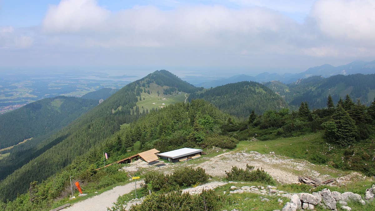 Hochries Bergstation - Blick nach Nordosten - Foto-Webcam.eu