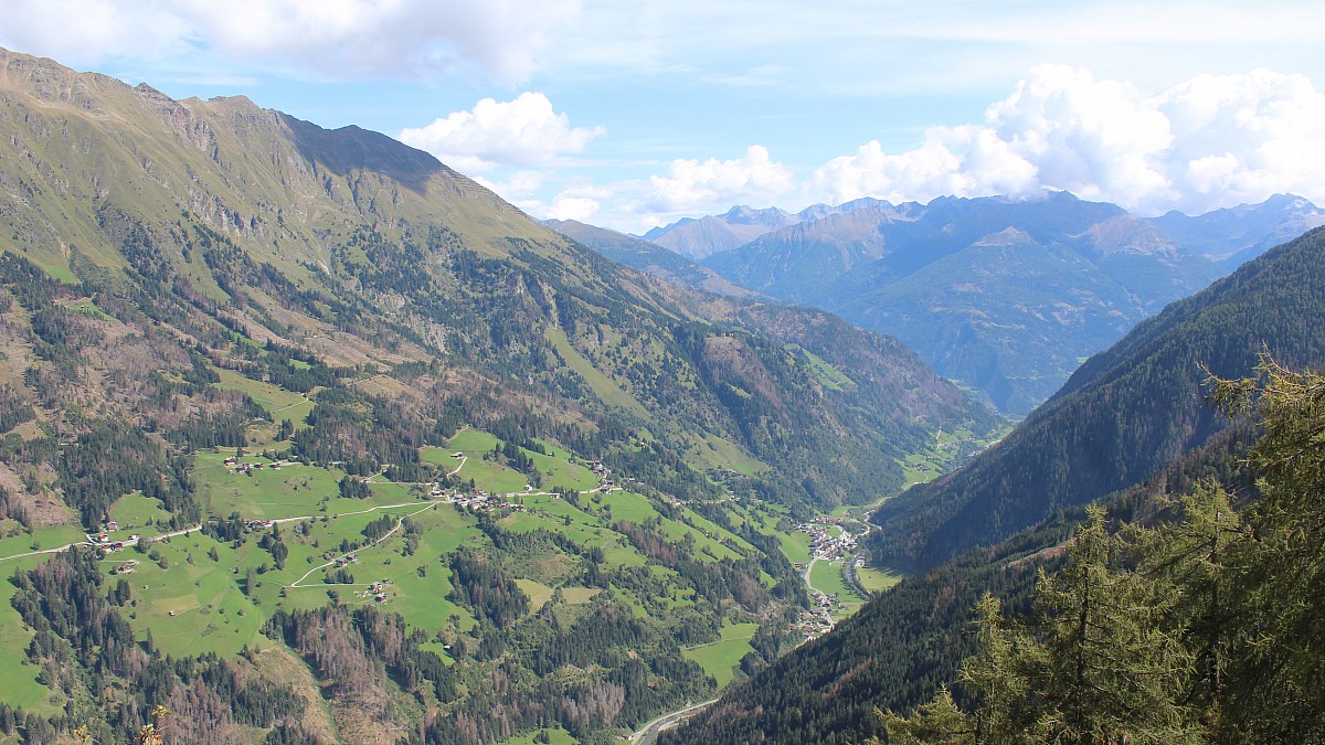 Hopfgarten im Defereggental - Blick nach Osten - Foto-Webcam.eu