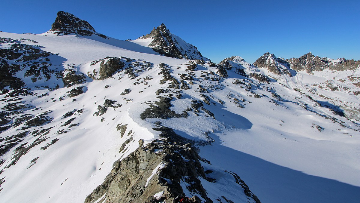 Urezzasjoch - Blick nach Nordwesten zum Jamtalferner - Foto-Webcam.eu