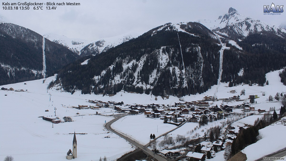 Kals am Großglockner - Blick nach Westen - Foto-Webcam.eu