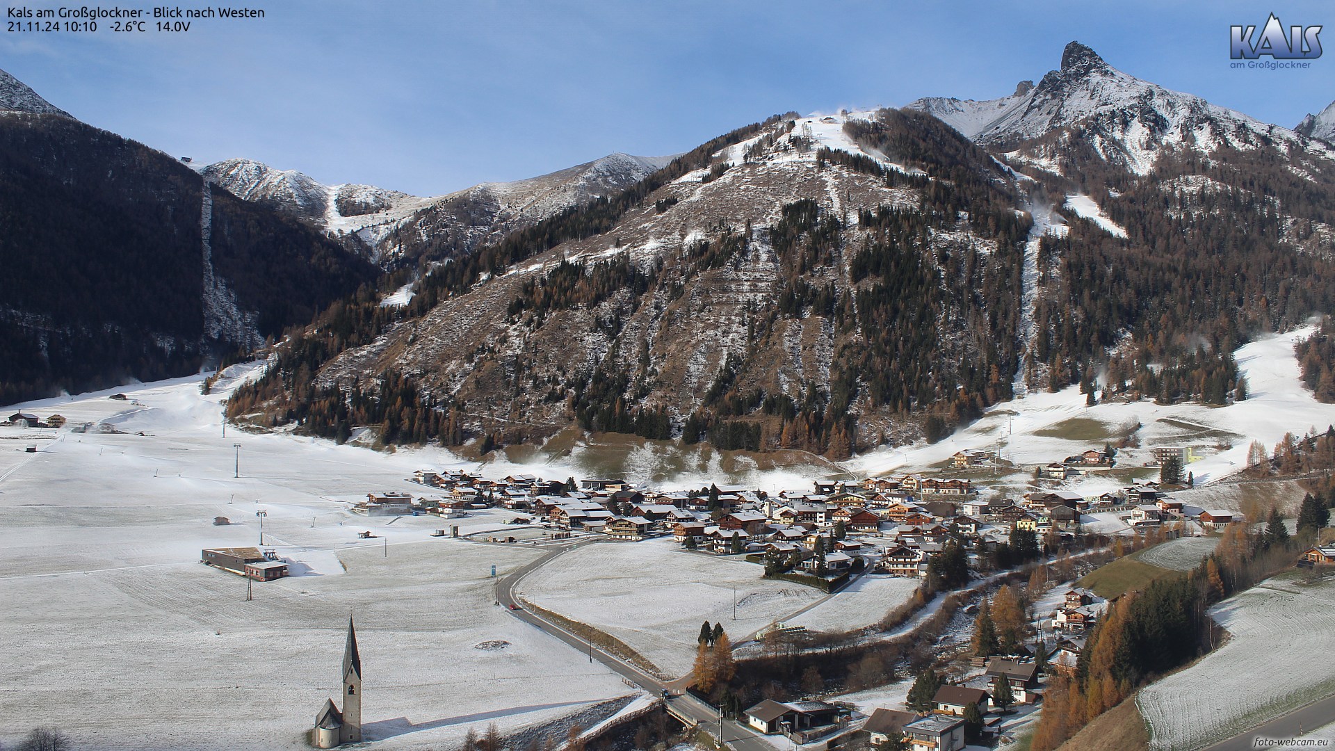 Webcam Kals am Großglockner, Blick nach Westen | © www.foto-webcam.eu