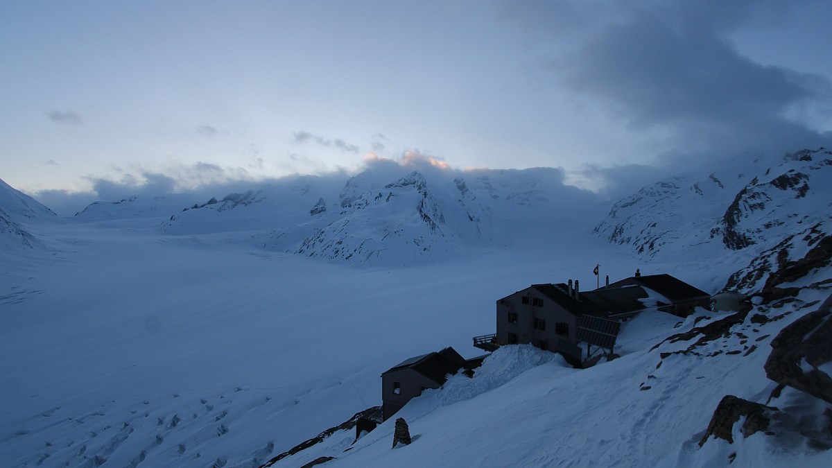 Konkordiahütte - Unesco Weltnaturerbe Jungfrau - Aletsch - Foto-Webcam.eu