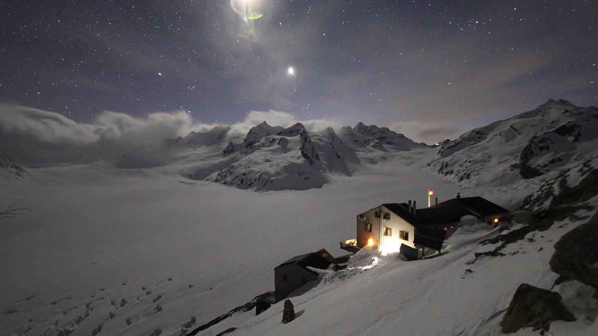 Konkordiah Tte Unesco Weltnaturerbe Jungfrau Aletsch Foto Webcam Eu