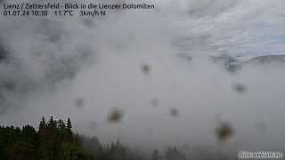 Webcam Lienzer Talboden Richtung Dolomiten und Hochstein