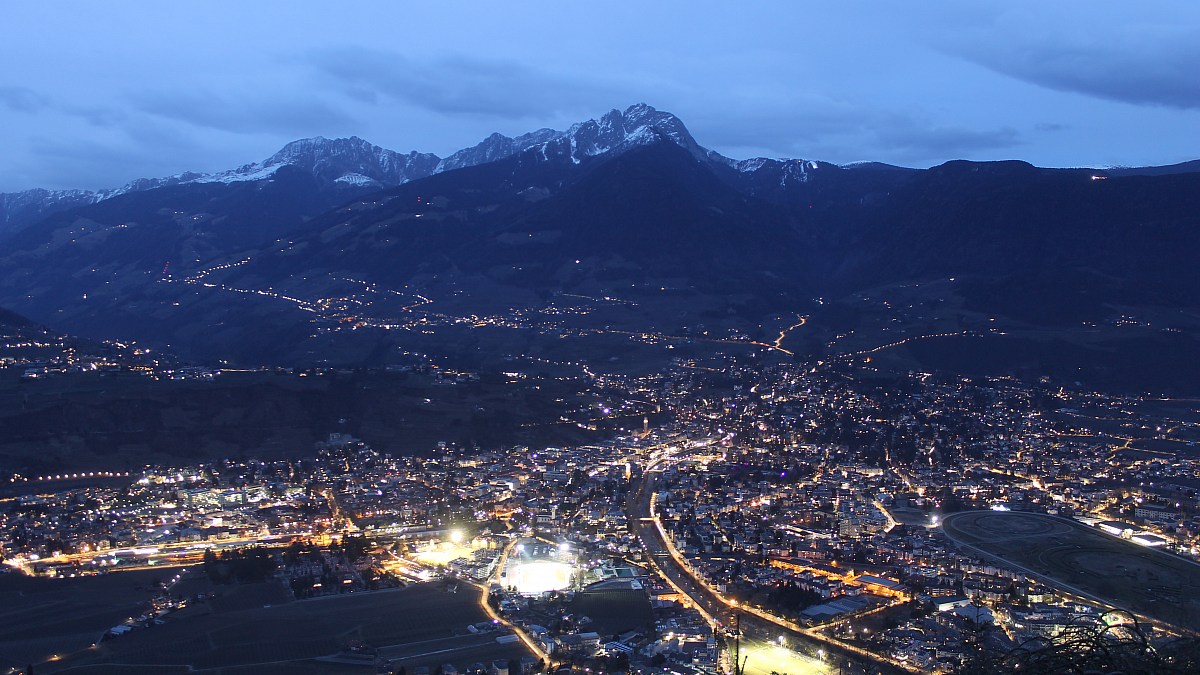 Marlinger Berg - Meran - Blick nach Nordosten - Foto-Webcam.eu