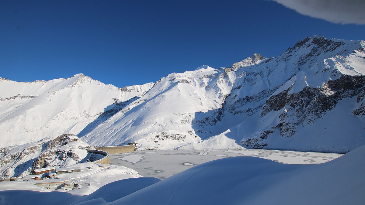 Kaprun Hochgebirgsstauseen - Mooserboden - Blick Richtung Wiesbachhorn ...