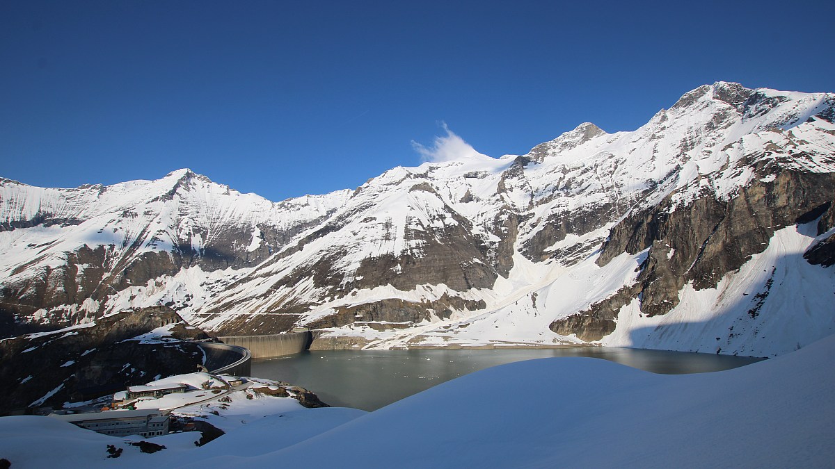 Kaprun Hochgebirgsstauseen - Mooserboden - Blick Richtung Wiesbachhorn ...