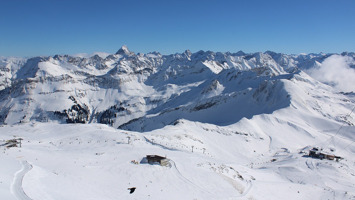 Nebelhornbahn Gipfelstation - Oberstdorf - Blick nach Südosten - Foto ...