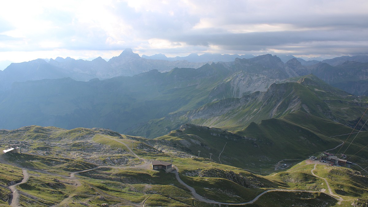 Nebelhornbahn Gipfelstation - Oberstdorf - Blick Nach Südosten - Foto 