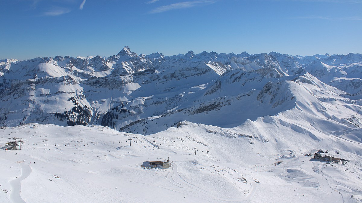 Nebelhornbahn Gipfelstation - Oberstdorf - Blick nach Südosten - Foto ...