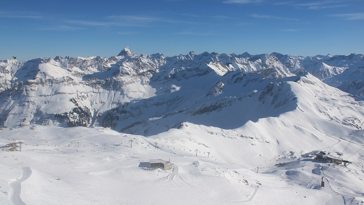 Nebelhornbahn Gipfelstation - Oberstdorf - Blick nach Südosten - Foto ...