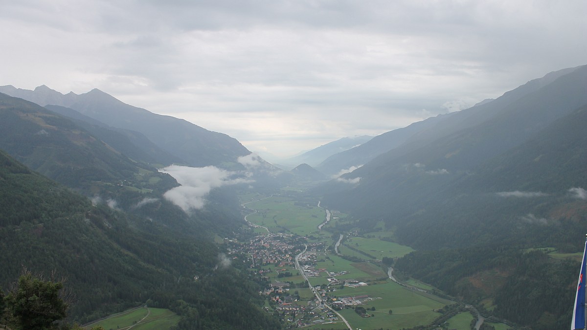 Obervellach / Almgasthof Himmelbauer - Blick nach Südosten - Foto-Webcam.eu