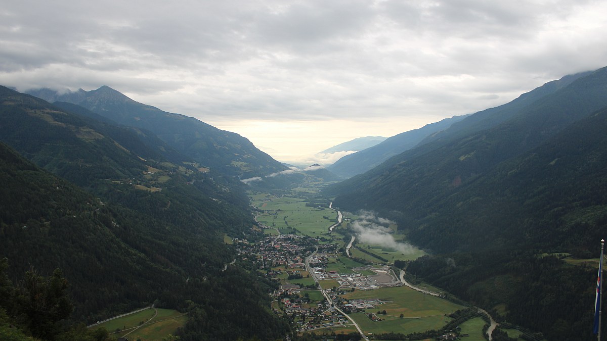 Obervellach / Almgasthof Himmelbauer - Blick nach Südosten - Foto-Webcam.eu