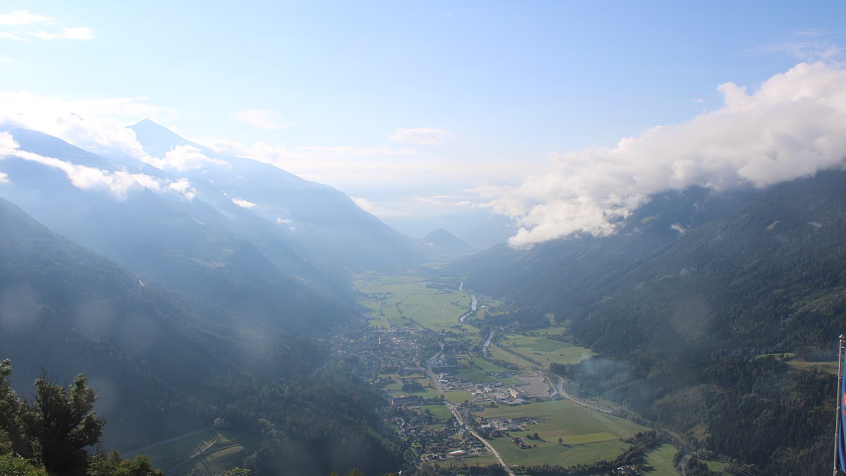 Obervellach / Almgasthof Himmelbauer - Blick nach Südosten - Foto-Webcam.eu