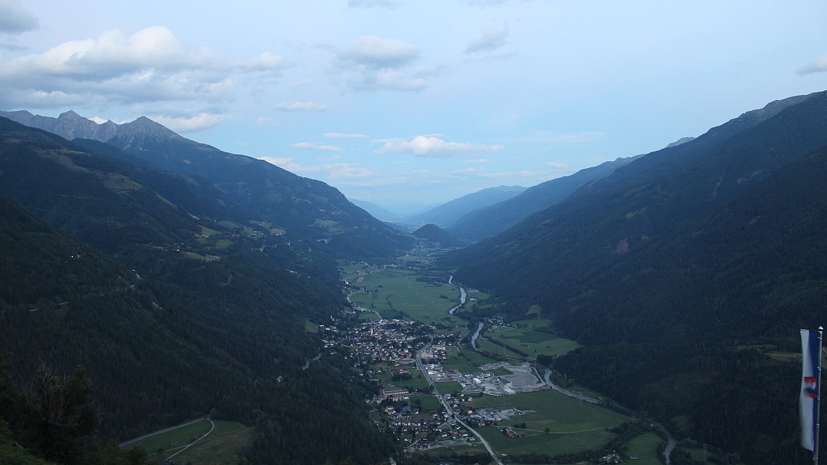 Obervellach / Almgasthof Himmelbauer - Blick nach Südosten - Foto-Webcam.eu