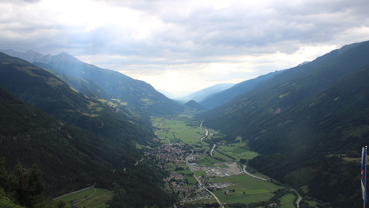 Obervellach / Almgasthof Himmelbauer - Blick nach Südosten - Foto-Webcam.eu