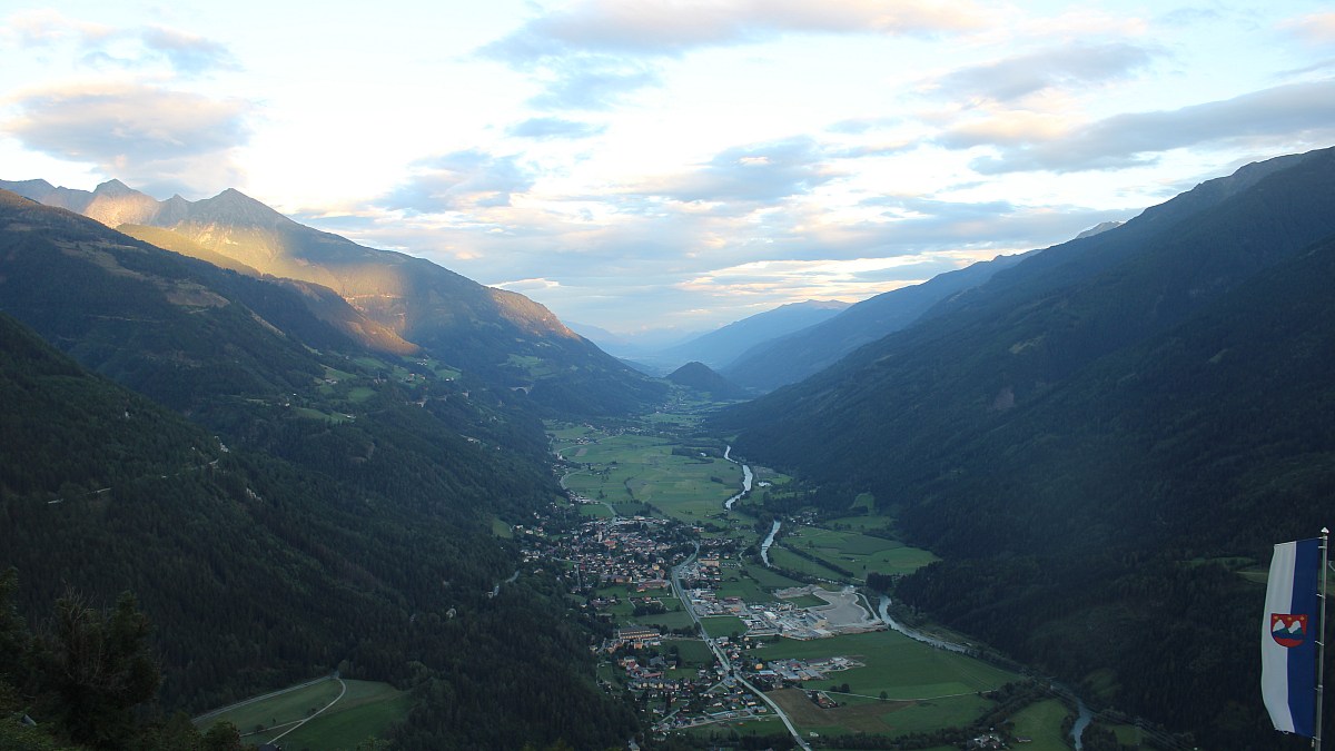 Obervellach / Almgasthof Himmelbauer - Blick nach Südosten - Foto-Webcam.eu