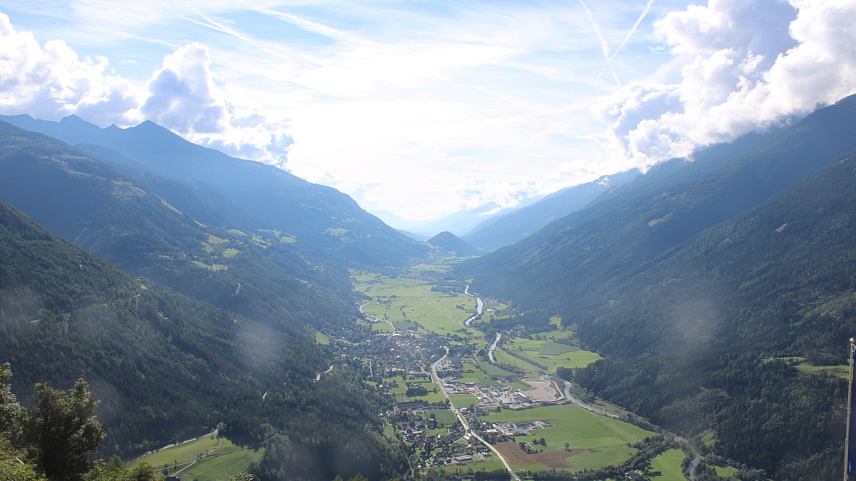 Obervellach / Almgasthof Himmelbauer - Blick nach Südosten - Foto-Webcam.eu