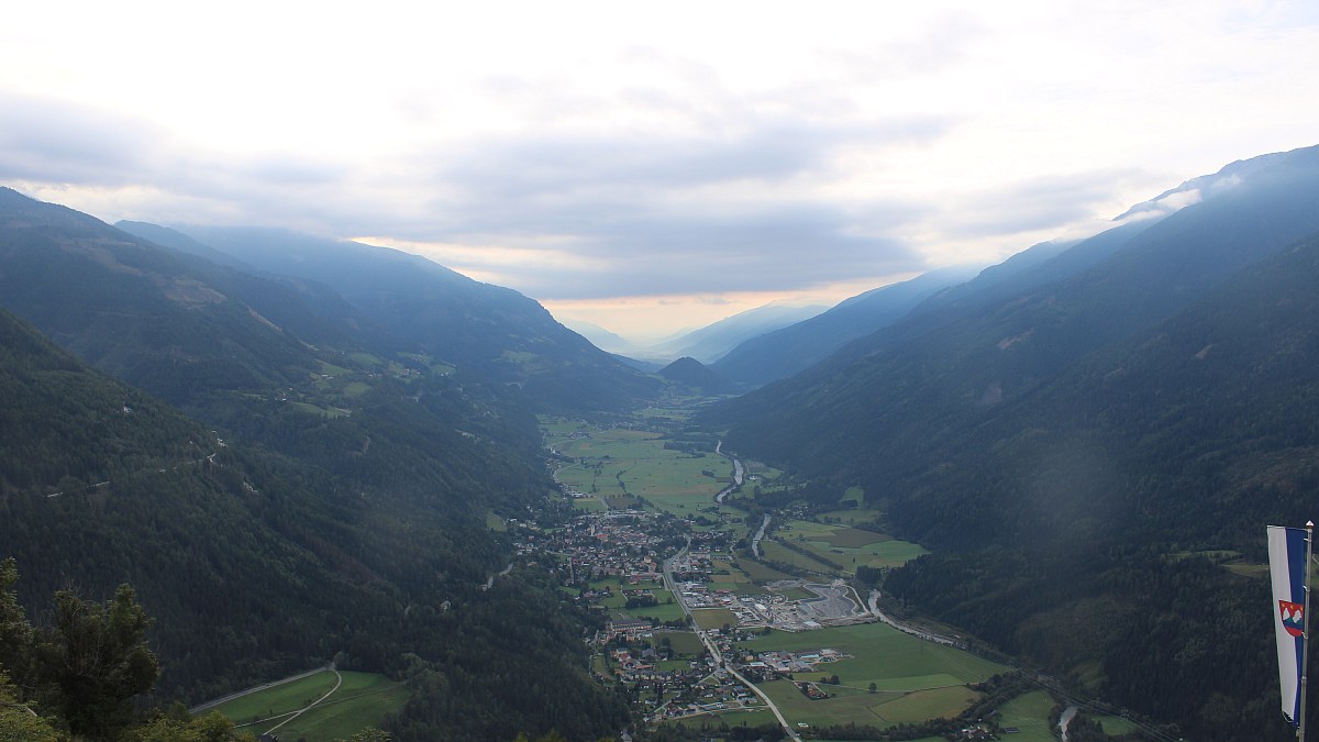 Obervellach / Almgasthof Himmelbauer - Blick nach Südosten - Foto-Webcam.eu