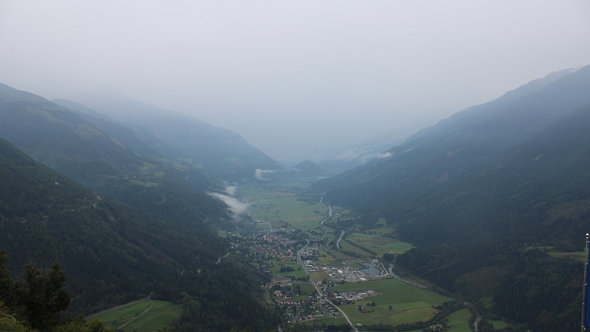 Obervellach / Almgasthof Himmelbauer - Blick nach Südosten - Foto-Webcam.eu