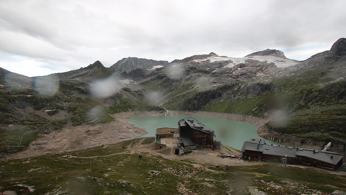 Berghotel Rudolfshütte - Weißsee Gletscherwelt - Blick nach Südwesten ...