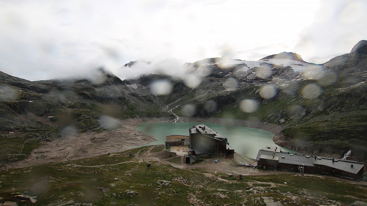 Berghotel Rudolfshütte - Weißsee Gletscherwelt - Blick nach Südwesten ...