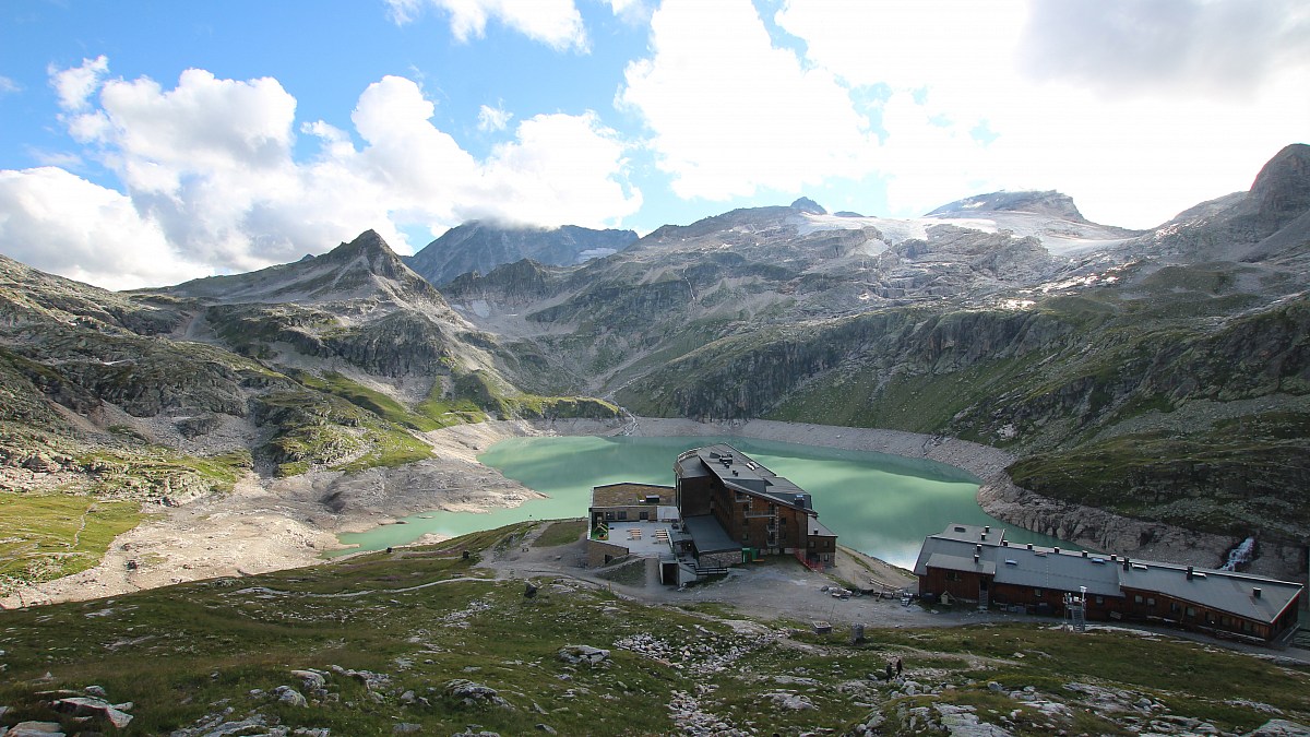 Berghotel Rudolfshütte - Weißsee Gletscherwelt - Blick Nach Südwesten 