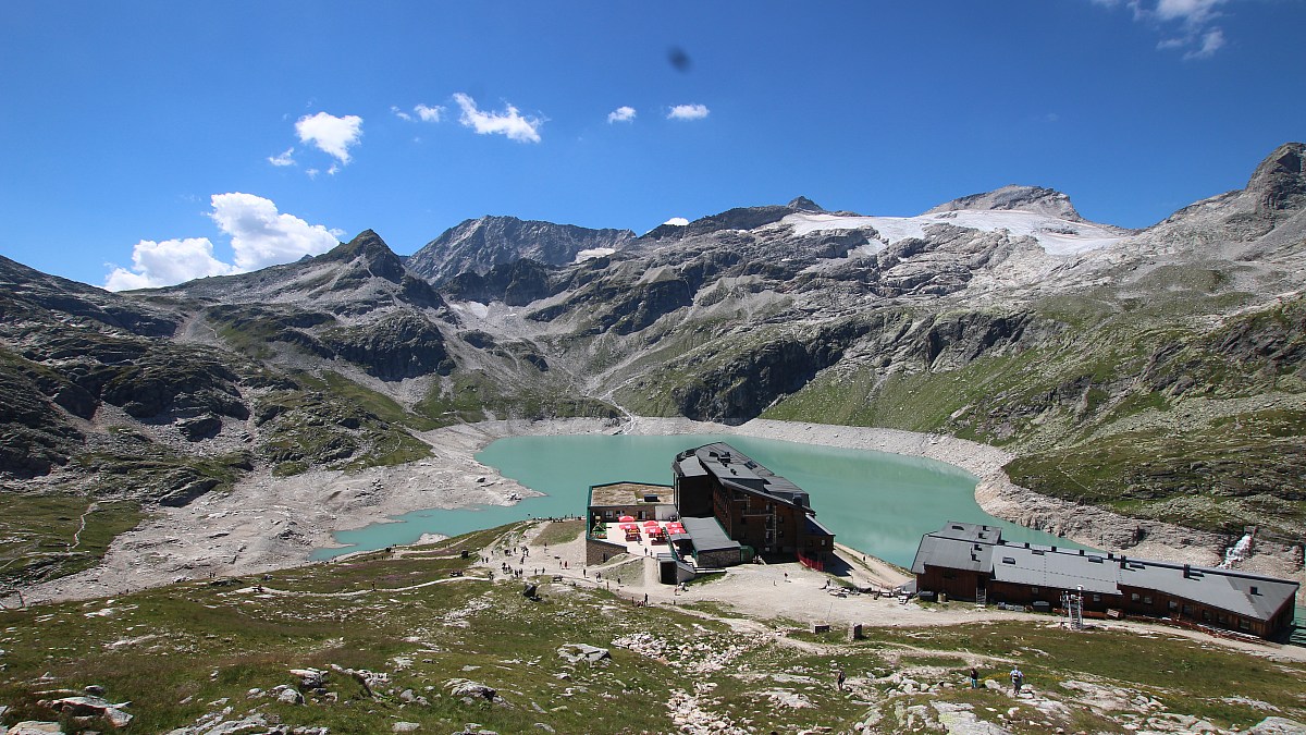 Berghotel Rudolfshütte - Weißsee Gletscherwelt - Blick Nach Südwesten 