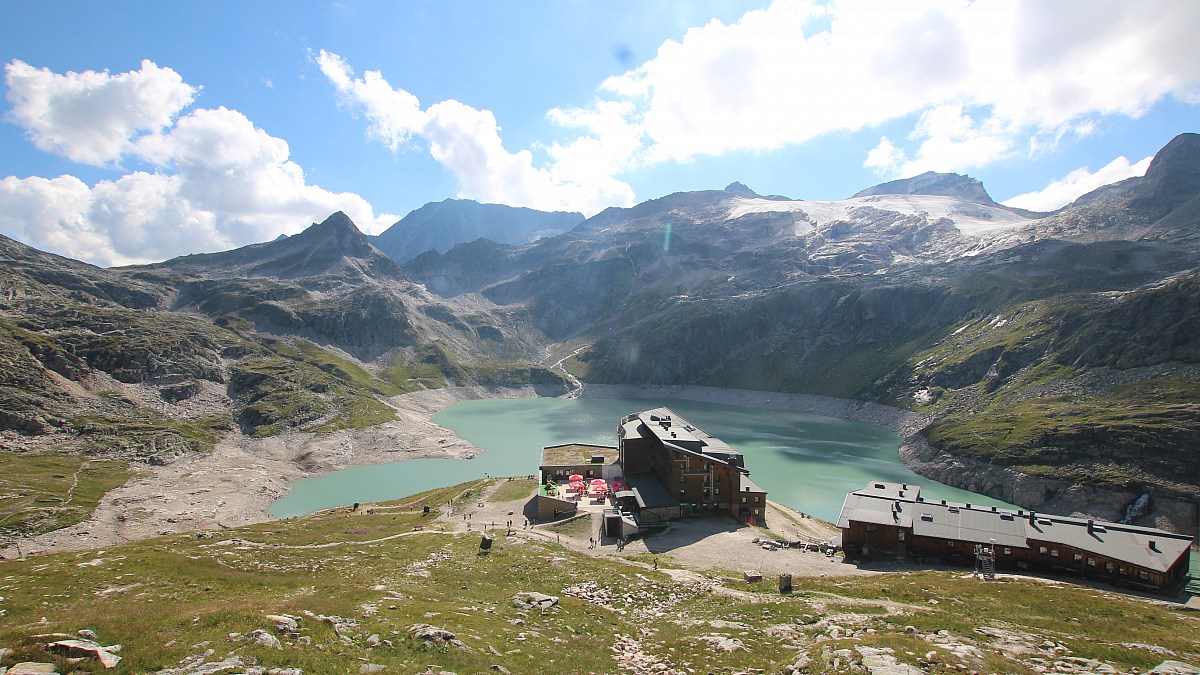 Berghotel Rudolfshütte - Weißsee Gletscherwelt - Blick Nach Südwesten 