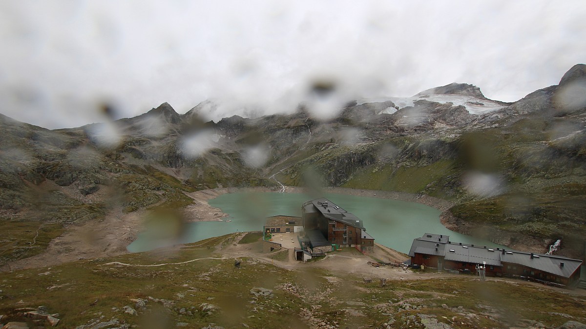 Berghotel Rudolfshütte - Weißsee Gletscherwelt - Blick nach Südwesten ...