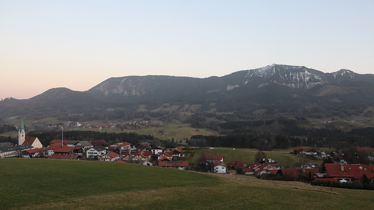 Samerberg Blick über Törwang Zur Hochries Foto Webcameu