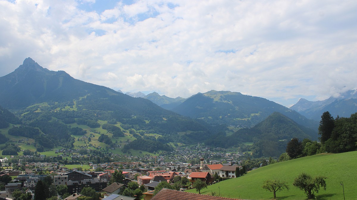 Blick über Schruns nach Südwesten - Foto-Webcam.eu